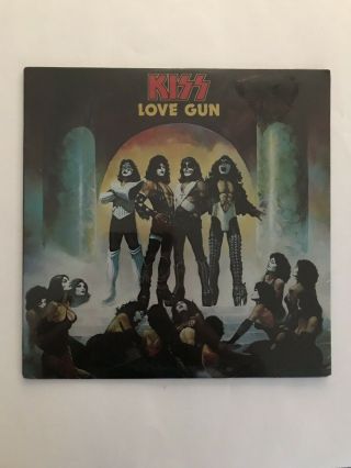1977 Club Pressing Kiss Love Gun Vinyl Lp Rare