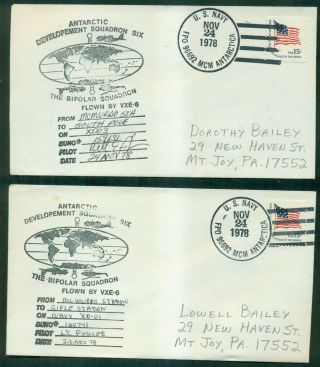 1978 Antarctic Expedition Signed Covers