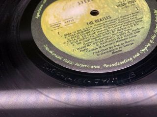 The Beatles White Album LP Vinyl Aus Low Number 1968 Northern Songs 2
