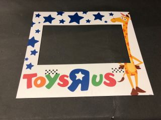 Toys R Us Geoffrey Sky Viper Tv Monitor Store Display Sign 2 - Sided
