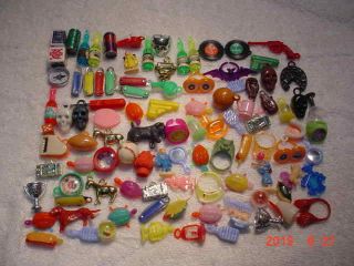 Vintage Gumball Charms Prizes 190 Assorted Vending Toys