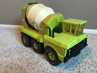 Tonka Toys Lime Green Mighty 6 - Wheel Cement Mixer Truck