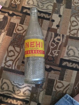 Vintage Nehi Beverages 12oz Soda Bottle From Loveland,  Co