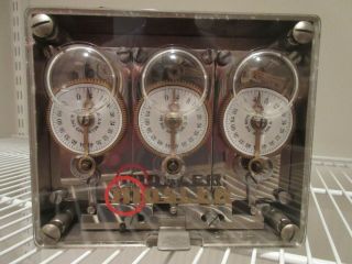 Mosler Antique Safe Time Clock Timeclock Runs