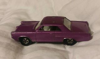 Vintage 1970 Lesney Matchbox Superfast 22 Pontiac Gp Sports Coupe Light Purple