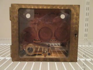 Time Clock Antique Safe Time Clock Case & Glass Only