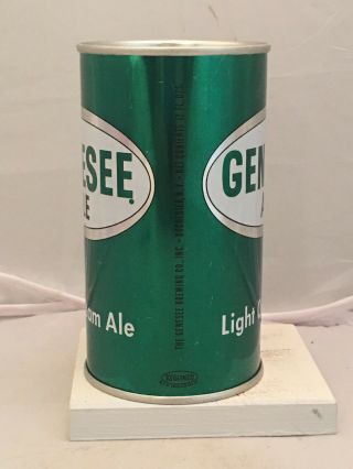 60 ' s Genessee Light Cream Ale Beer Can in green 3