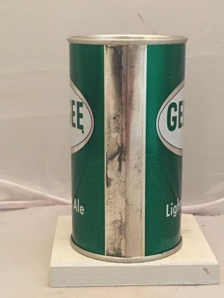 60 ' s Genessee Light Cream Ale Beer Can in green 4