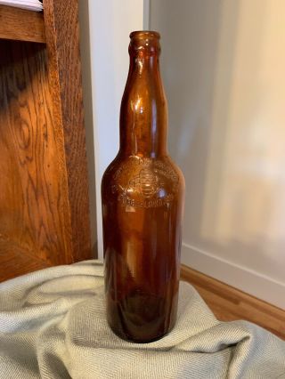 The Cumberland Brewing Co.  Cumberland Md Quart Amber Bottle