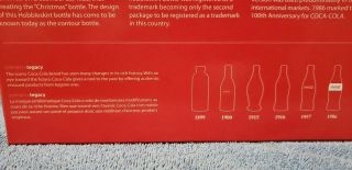Coca Cola 3 Piece Evolution of contour Bottle Set - full size,  out of production 5