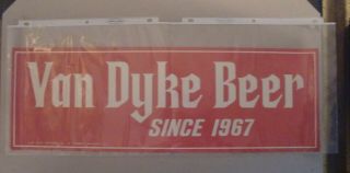Van Dyke Paper Sign Napkin And Labels - Sign Is 7 X 21 Inches