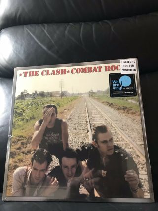 The Clash Combat Rock Hmv Vinyl Week 2019 Green Vinyl Limited To 1,  000 Copies