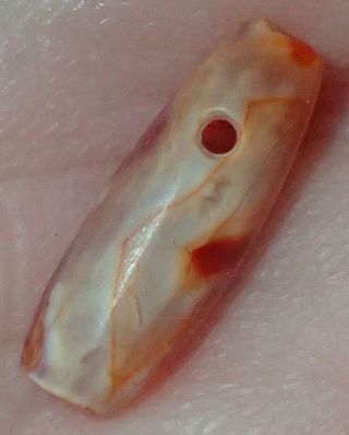 12mm Ancient Syrian Etched Carnelian Agate Pendant Bead,  4000,  Years Old,  S1024