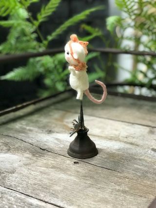 Needle Felted Wool Dancing Mouse Named Squeak 5