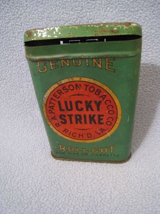Vintage Lucky Strike Pocket Tobacco Tin