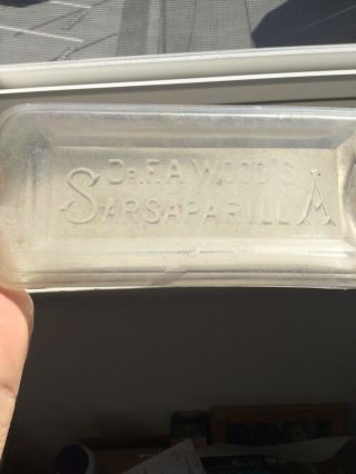 Antique Dr.  Fa Woods Sarsaparilla Bottle