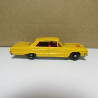 Old Diecast Lesney Matchbox 20 Chevrolet Impala Taxi Rare Red Interior England