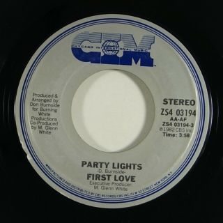 First Love " Party Lights " Modern Soul Boogie 45 Chycago International Mp3