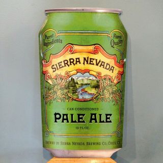 Sierra Nevada Pale Ale Beer Can 22 " X 12 " Tin Wall Sign