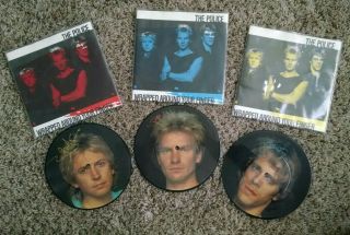 The Police Wrapped Around Your Finger Set Of 3 7 Inch Picture Discs W/ Sleeves