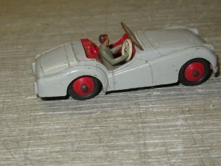 Vintage Dinky Toys 105 Triumph Tr2 Roadster,  Good Shape,  Please Examine
