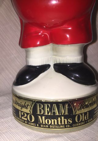 Jim Beam Political Democrat Donkey Boxer Vintage 1964 Ceramic Barware Decanter 4