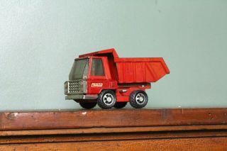Vintage Buddy L Dump Truck Old Pressed Steel Tin Toy Red