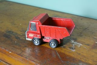 Vintage Buddy L Dump Truck Old Pressed Steel Tin Toy Red 2