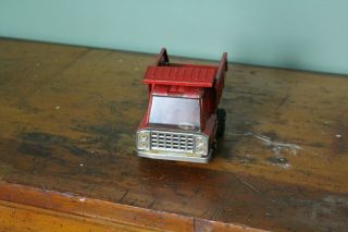 Vintage Buddy L Dump Truck Old Pressed Steel Tin Toy Red 4
