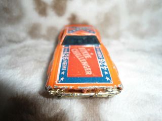 Hot Wheels Dixie Challenger - with flag tampo 1979 2