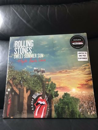 Rolling Stones Sweet Summer Sun Hmv Vinyl Week 2019 3lp Set Limited Red Vinyl