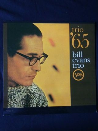 Bill Evans Trio " Trio 65 " 1965 Mono Lp On Verve V - 6813 Nm Van Gelder