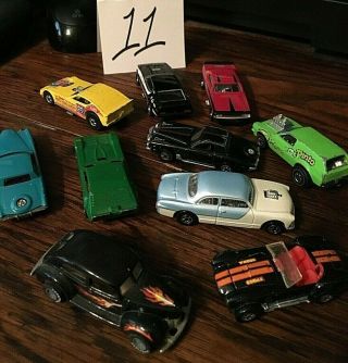 Redline hot wheel and other older collectible.  Cobra,  Mustang 2