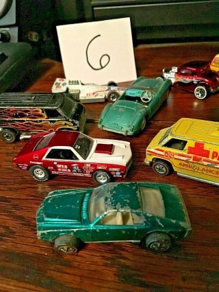 Redlines hot wheels and others.  AMX 3