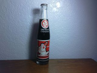 1982 World Champions St Louis Cardinals.  Coke Bottle