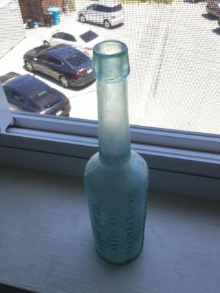 Antique Applied Top Florida Water Bottle York 2
