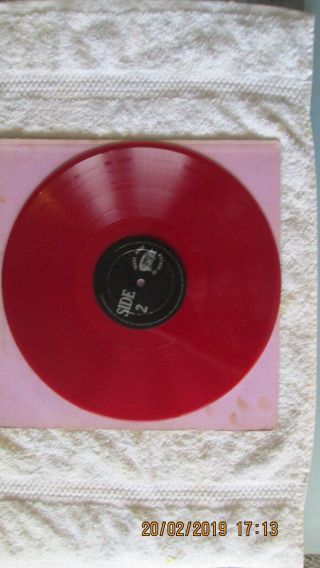 David Bowie - In America.  Live 72 Spiders Tour/red Vinyl/trademark Of Quality