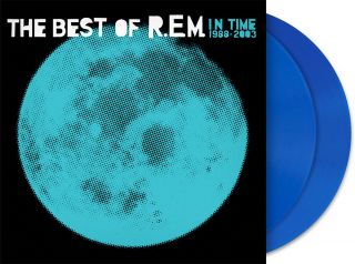 R.  E.  M In Time The Best Of Hmv Limited Blue Coloured Vinyl 1000 Copies