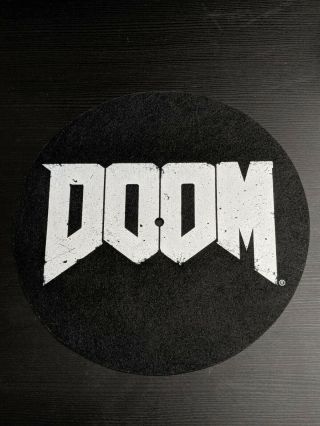 Doom 4 RED LP Box Set Vinyl Record Soundtrack W/ Slipmat Bethesda.  Timed Limited 4