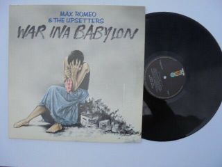 Max Romeo War Ina Babylon Island Orig Can Press,  Lee Perry Roots Reggae Lp Hear