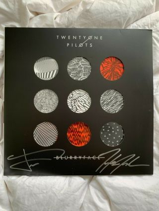 Twenty One Pilots Signed Blurryface Vinyl Lp Double Record Set 21