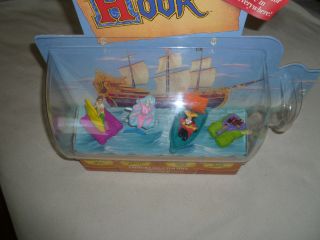 Vintage Mcdonalds Display Hook Happy Meal Tub Toys Peter Pan Mermaid Rufio 1991