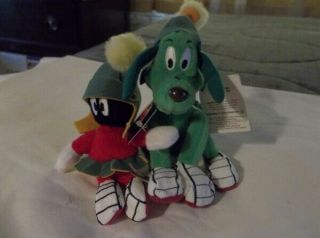 Warner Bros.  Looney Tunes Itty Bitty Bean Bags Marvin The Martian & K - 9
