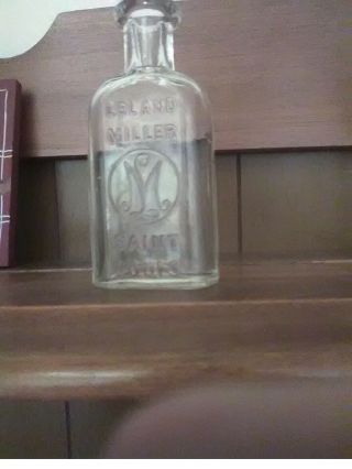 Leland Miller,  Antique Pharmacy Bottle,  St.  Louis,  Late 1800 