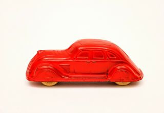 Vintage Sun Rubber Co.  Sunruco Chrysler Desoto Airflow Red Beauty 1930 