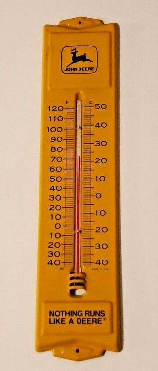 Vintage John Deere Thermometer.