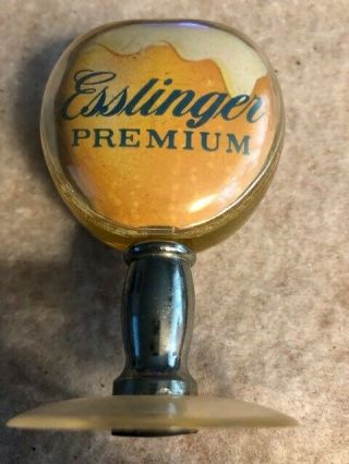 Vintage Esslinger Beer Tapper Handle Looks Like A Glass Of Been With A Head On I