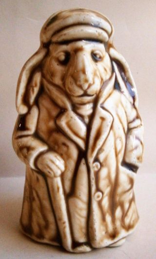 Dressed Rabbit Still Bank / Money Box From The Early 1900 