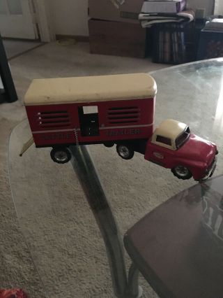 Vintage 1950’s Tin Japanese Tractor Trailer