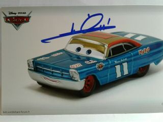 Mario Andretti Authentic Hand Signed Autograph 4x6 Photo - Disney Pixar Cars